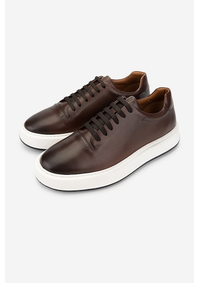 Valmenti Erkek Hakiki Deri Taba Sneakers & Spor Ayakkabı 1093 2276 Erk Ayk Y25 Taba Taba