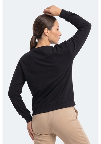 Slazenger Kunto I Kadın Lacivert Sweatshırt