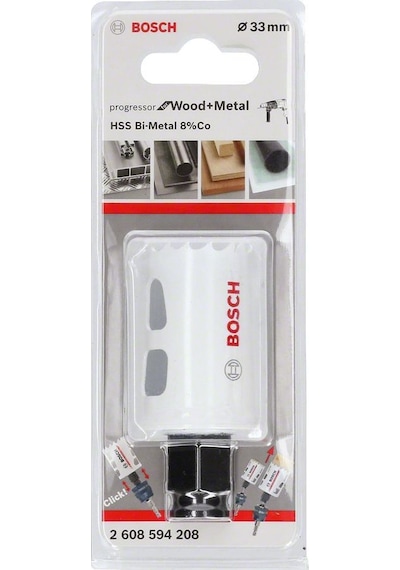 Bosch Progressor Wood&Metal 33 mm Panç Delik Açma Testeresi - 2608594208