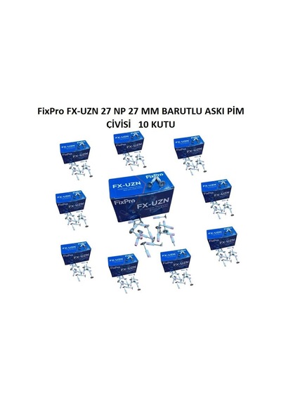 Fixpro Fx-uzn Barutlu O Tipi Askı Pim Çivisi 1 Koli Diğer