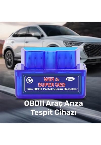 Npc12 Kablosuz Wi-fi Mobil Uygulama Destekli Türkçe Obdıı Araç Arıza Tespit Ve Silme Cihazı