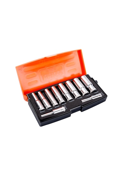 Bahco S0810l 1/4" Derin Kokma Seti 10 Parça