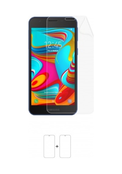 Galaxy A2 Core Ekran Koruyucu 1+1 Ön Poliüretan Film