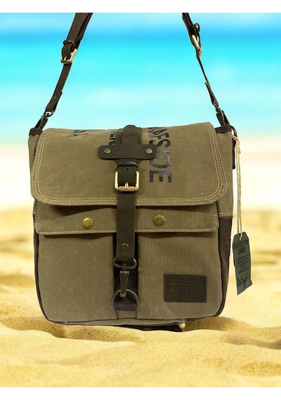 Old Cotton Cargo Vintage Baskılı Su Geçirmez Kanvas Deri Unisex Postacı Omuz Çantası 29 Cm X 30 Cm Koyu Kahverengi Old Cotton Cargo Vintage Baskılı Su Geçirmez Kanvas Deri Unisex Postacı Omuz Çantası 29 Cm X 30 Cm Koyu Kahverengi