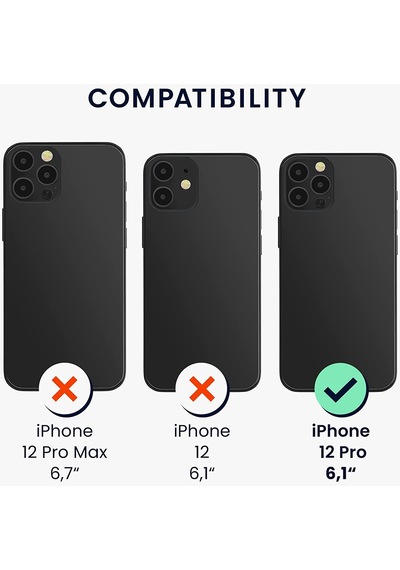 Teknomoda Apple Uyumlu iPhone 12 PRO Kılıf Kamera Lens Korumalı Renkli Magsafe Şeffaf Silikon