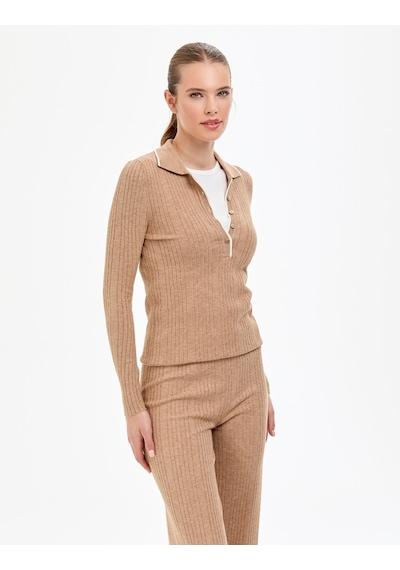 Pierre Cardin Kadın Bej Kazak /triko 50310971-vr011 Bej