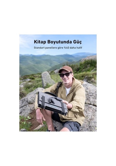 60w Taşınabilir Güneş Paneli, Kamp Ve Acil Durum Kullanımı İçin Uygun