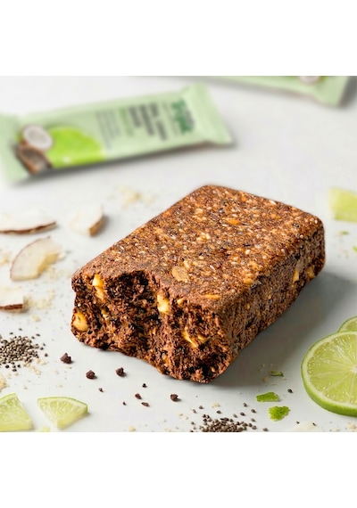 Chia, Lime Ve Hindistan Cevizli Aromalı Meyve Bar 35 G Meyve İçeren Pratik Atıştırmalık 3 Adet