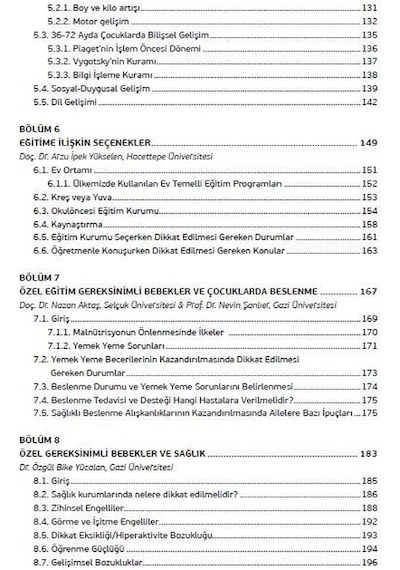 Tüm Yönleriyle Özel Bebekler ve Çoc - Nevin Şanlıer -  Tüba Küçük Doğaroğlu - Eğiten Kitap