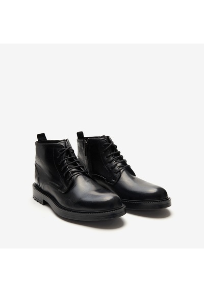 Nero Black Bot Erkek 2237 Exton Vıtello Toscano Chukka Boot With Side Zip siyah