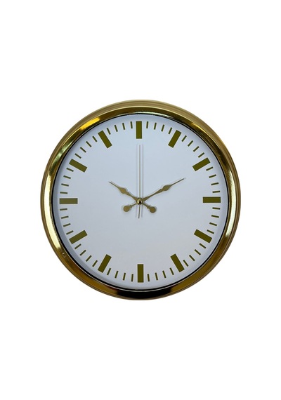 Büro Ev Ofis Hediyesi İçin 40cm Golden Trend Prestij Duvar Saati Diğer 07802597