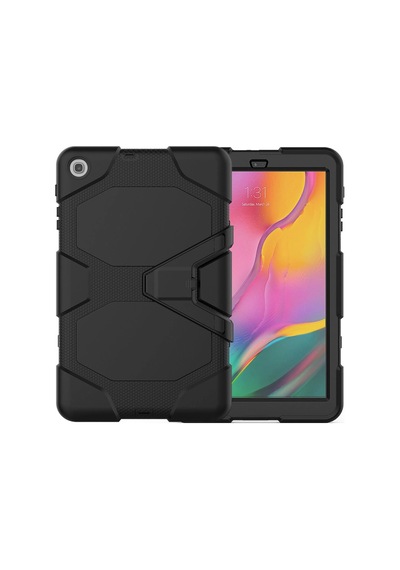 Samsung Galaxy T510 Tab A 10.1 Kılıf Griffin Tablet Kapak - Siyah Arka Kapak