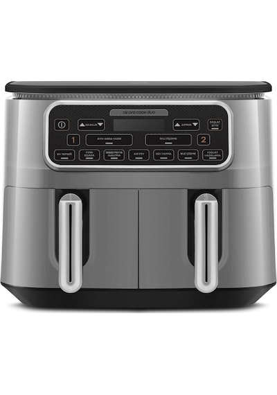 Karaca Air Pro Cook Duo Ev Yemeği Xxxl 8 Kişilik Airfryer 4 + 4 L