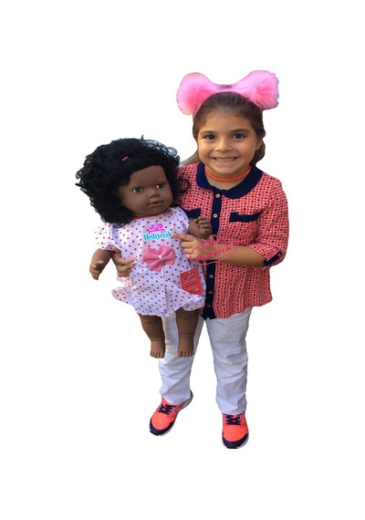 Türkçe Konuşan Afro Oyuncak Bebek 60 CM