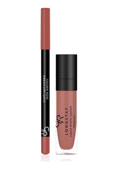 Golden Rose Matte Lipkit Ruj 13 Warm Nude
