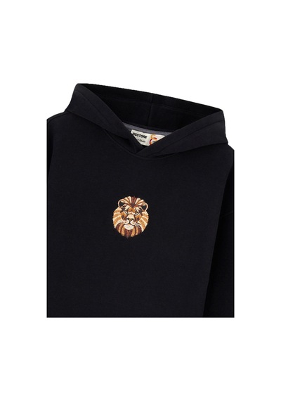 Gsstore X Reflect Studio Aslan Çocuk Hoodie C242400 Siyah