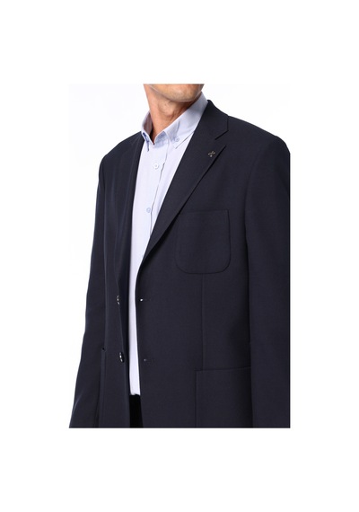 Fabrika Comfort Lacivert Erkek Mono Regular Fit Düz Ceket Fc4wm-ckt 2487
