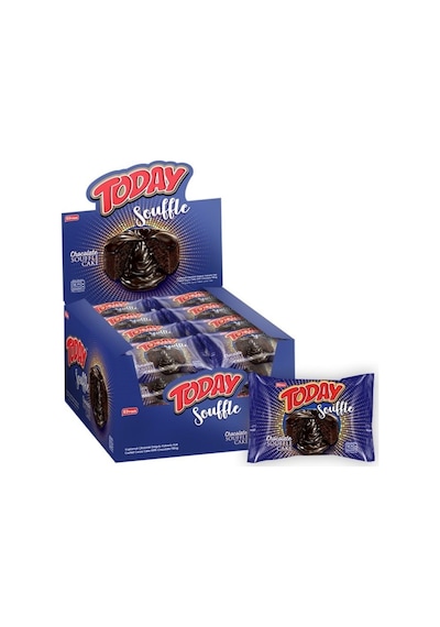 Today Suffle Kek Kakao Kremalı 40 Gr. 24 Adet (1 Kutu)