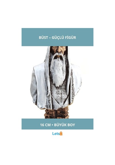 Yüzüklerin Efendisi Saruman Büst Büyük Boy 16cm 1 Adet