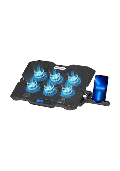 Blueforce Sx-35 Snower Siyah 6 Fanlı Notebook Soğutucu Stand