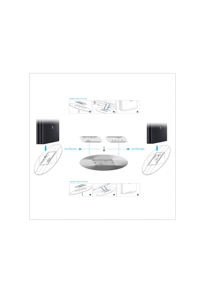 Tp4-825 Ps4 Konsol Pro Ve Slim Dikey Stand Uyumlu