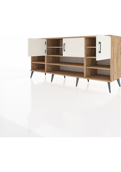 Hyperion Konsol 9 Raflı 3 Kapaklı 176x44x83 Çam-aytaşı/antrasit Aytaşı/antrasit Hyperion Konsol 9 Raflı 3 Kapaklı 176x44x83 Çam-aytaşı/antrasit Aytaşı/antrasit