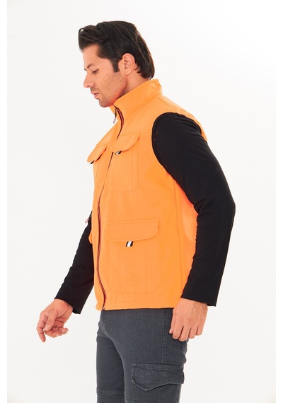 Orange Safety Softshell Turuncu Yelek