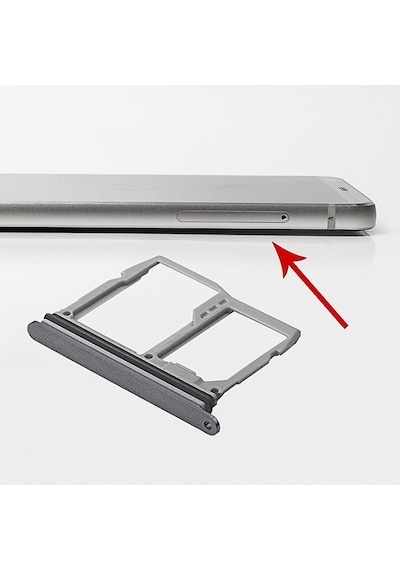 LG Uyumlu G6 H870,h871,h872,h873 Sim Hafıza Kart Kapağı Sim Tepsisi