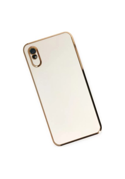 Newface Xiaomi Redmi 9a Kılıf Volet Silikon - Beyaz