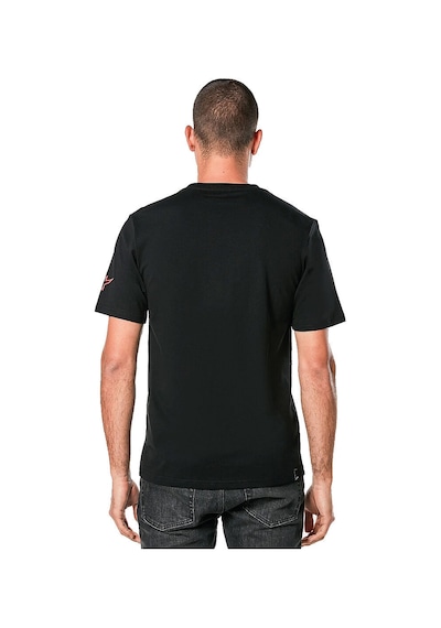 Alpinestars Linear Wormark 2.0 Csf Tişört Siyah Beyaz Kırmızı