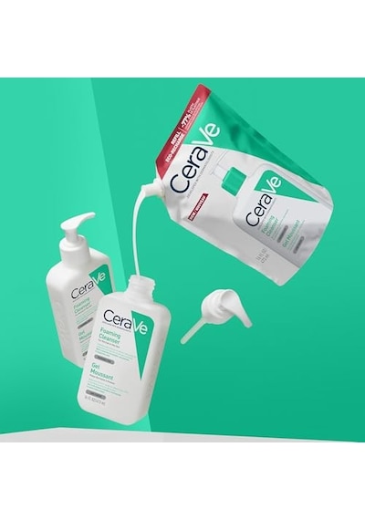 Cerave Köpüren Temizleyici Seramid İçeren Normal Ve Yağlı Ciltler İçin Yüz Ve Vücut Yeniden Dolum Paketi 473ml