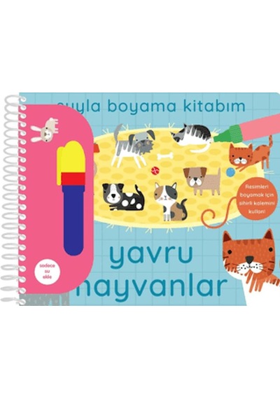 Suyla Boyama Kitabım - Yavru Hayvanlar - Aıaı-896969