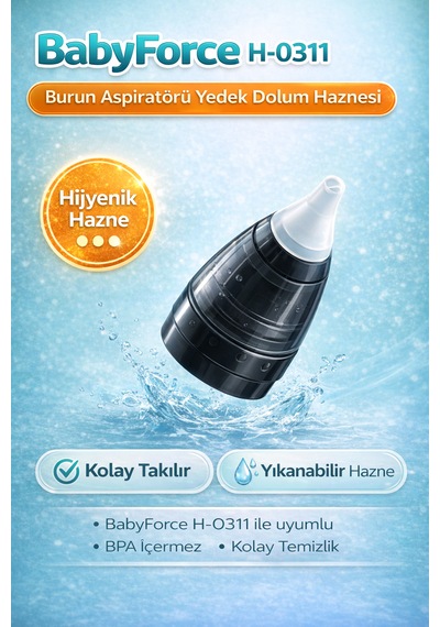 Babyforce BR-8820 Burun Aspiratörü Yedek Dolum Kabı Hazne