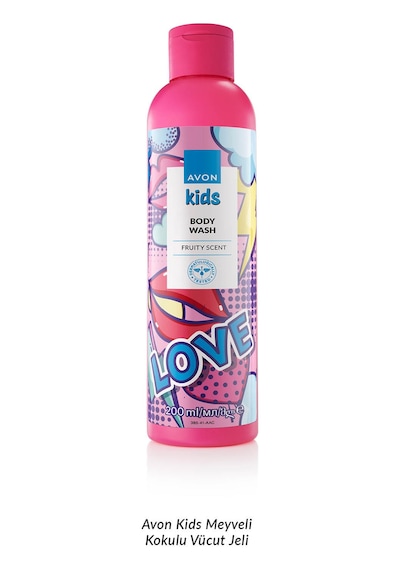 Kids Love Çocuklar İçin Meyve Kokulu Vücut Şampuanı 200 ML