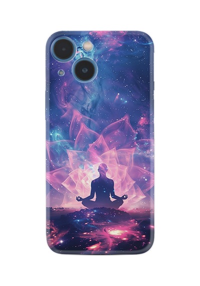 Apple İphone Uyumlu 13 Kılıf İphone 14 Kılıf Boutique Baskılı Resimli Meditasyon Pcode -010