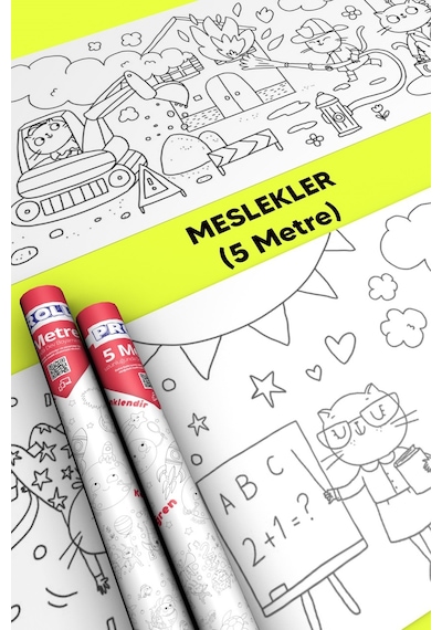 Meslekler Boyama Kağıdı