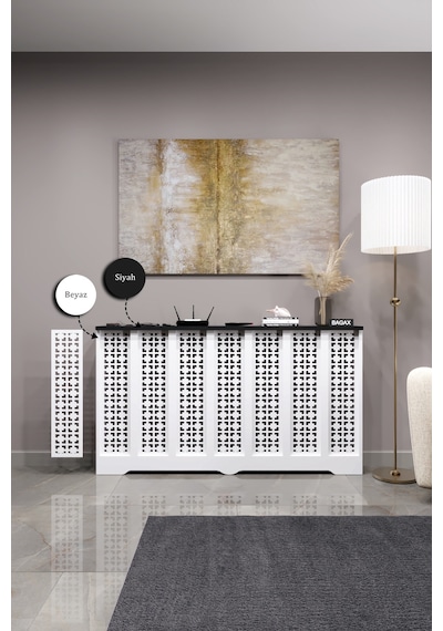 Dekoratif Petek Kaplama Modern Kalorifer Peteği Gizleme Ünitesi 11 Desen 9 Renk İç Ölçü 136 Cm Dış Ölçü 140 Cm Petek 136 Beyaz Üstü Siyah D8 Dekoratif Petek Kaplama Modern Kalorifer Peteği Gizleme Ünitesi 11 Desen 9 Renk İç Ölçü 136 Cm Dış Ölçü 140 Cm Petek 136 Beyaz Üstü Siyah D8