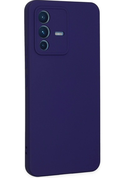 Newface Vivo V23 5g Kılıf Nano İçi Kadife Silikon Semeglbl - 59 - Mor