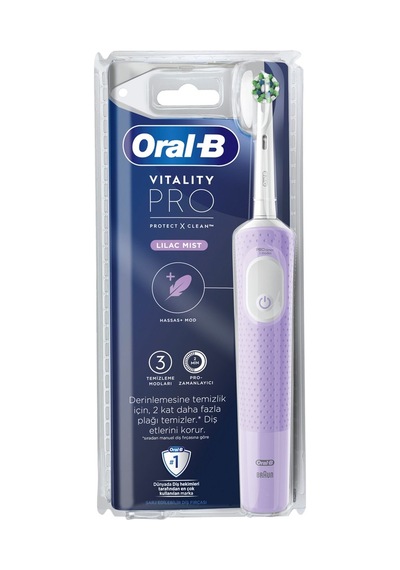 Oral-b Vitality Pro Şarjlı Diş Fırçası Lila - Derin Temizlik Tarı