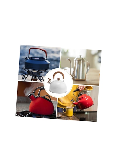Valkyrie 3l Düdüklü Kettle Su Isıtıcı Çaydanlık Paslanmaz Çelik Yüksek Islıklı Beyaz Beyaz