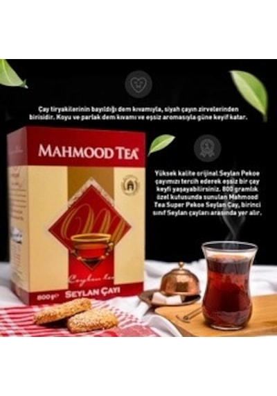 Mahmood Tea Super Pekoe İthal Seylan Dökme Çayı 800 Gr