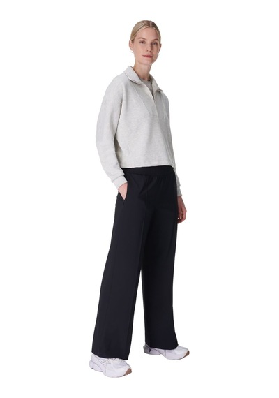 Sweaty Betty Sweaty Betty Explorer Wide Leg Track Kadın Pantolon Blk Siyah
