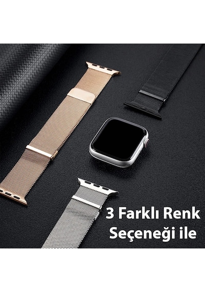 Dux Ducis Sm Samsung Uyumlu Galaxy ve Apple Watch 22mm huawei Gt3 gt3 Pro 46mm magic 2 Milano Loop Kayış Kordon 5775