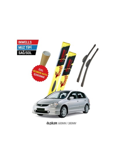 Honda Civic HB İnwells Muz Silecek (2001-2005)