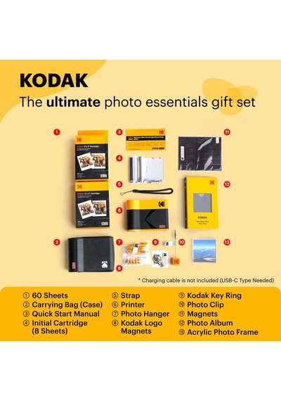 Kodak Mini 3 Era 3x3 Fotoğraf Makinesi + 60 Yaprak + Aksesuar Kiti