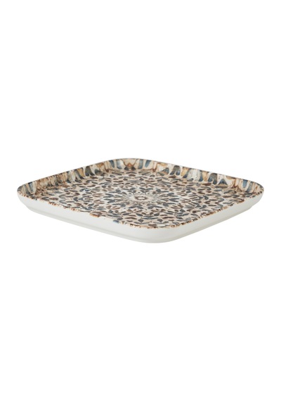 Mudo Home Ephesus Kare Pasta Tabağı Seti 22cm-6lı Çok Renkli