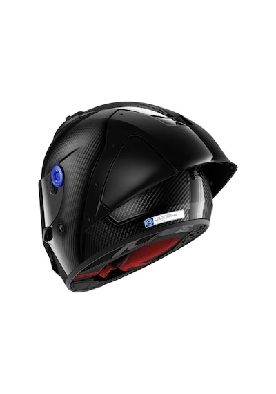 +1 Siyah Vizör + Shark Aeron-GP Full Carbon Fım Racing Kask Siyah