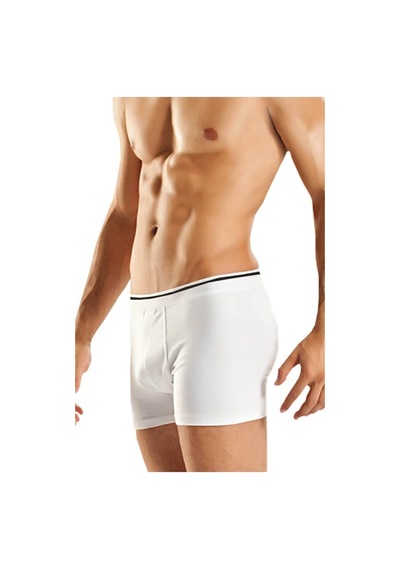 Berrak Erkek Beyaz 6lı Paket Likralı Boxer-beyaz-s