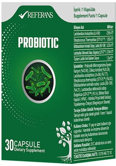 Referans Probiyotik 30 Kapsül