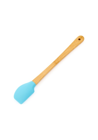 Mienn Servis Spatulası - Mavi / Kahverengi - 23 Cm Çok Renkli